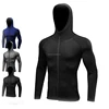 Men's Full - zip Hooded Running Jersey