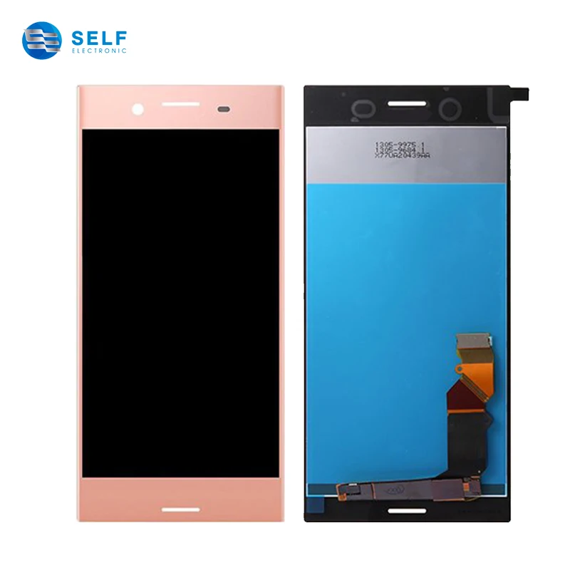 

Original mobile phone replacement display lcd touch screen digitizer assembly for Sony Xperia XZP XZ Premium G8141 G8142, Red gold black silver