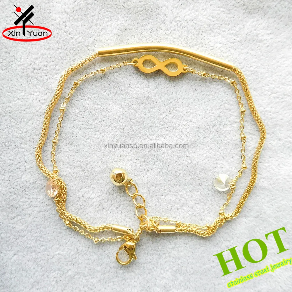 
Innovative new products stainless steel indian gold anklets 