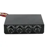 3.5inch PC Case PC HDD CPU 4 -Channel Fan Speed Controller With Blue LED Speed Fan Control Cooling Front Panel