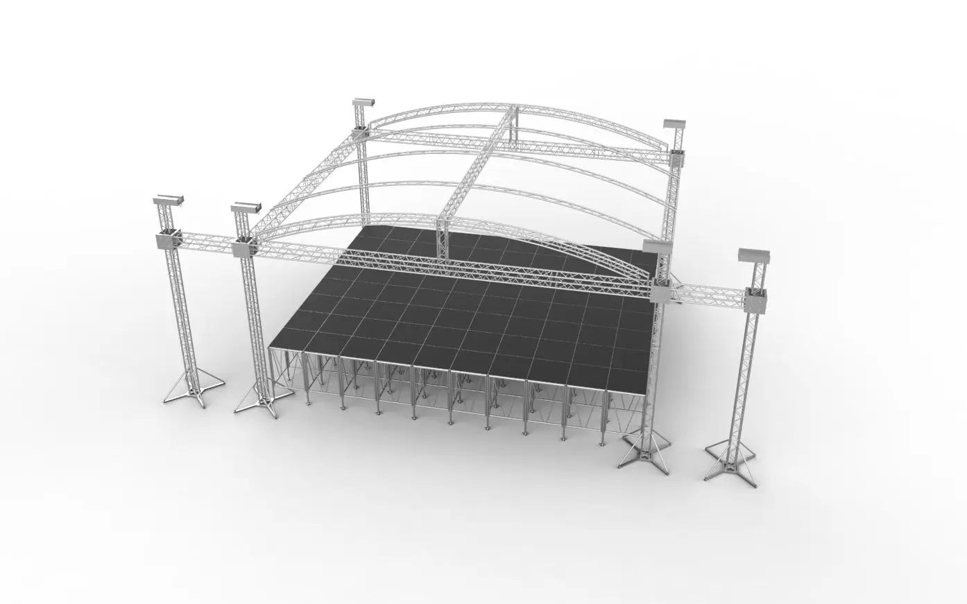 [we design and manufacture several types of truss and stage