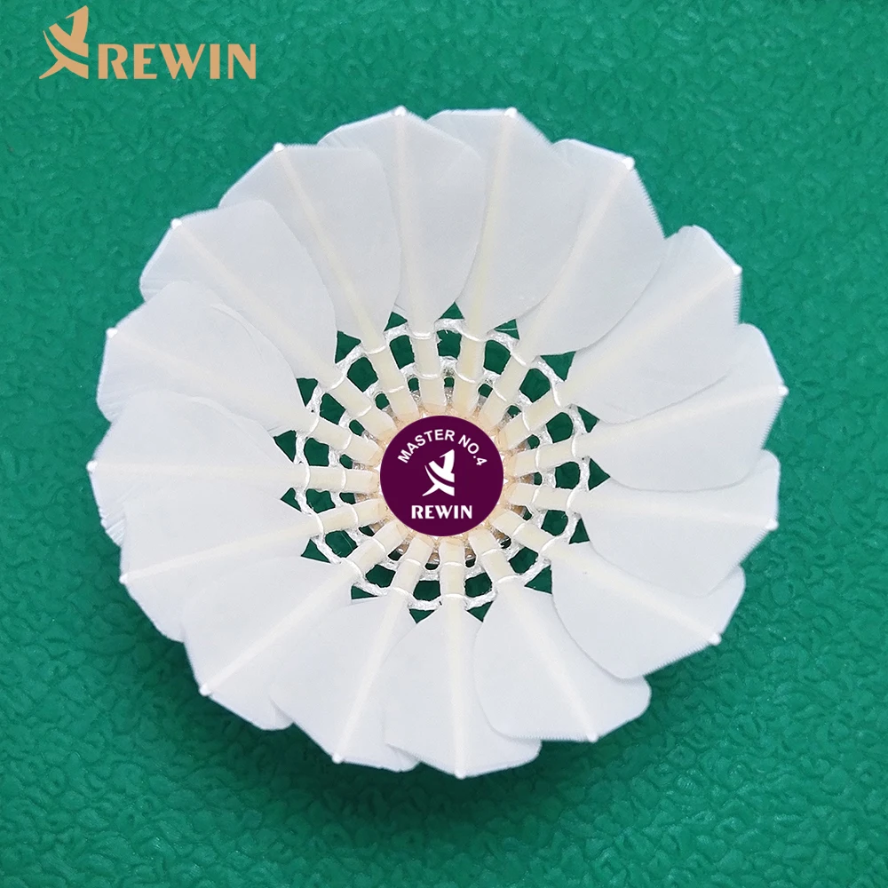 Aerosensa 30 Shuttlecock Tournament Grade Master No.4 Goose Feather Badminton Shuttlecock