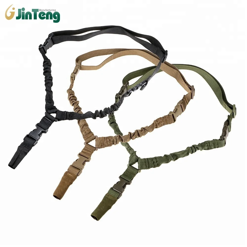 Tactical 1 Single Point Rifle Gun Sling Strap System Airsoft one Point Gun Sling