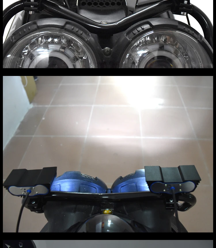 Luz de trabajo llevada DC 12v DC del faro de la motocicleta 30w para la motocicleta