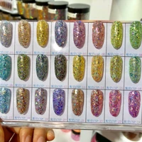 

NEW CSP serie Wholesale KG Summer bright glitter powder mixed colors nail art PET glitter powder