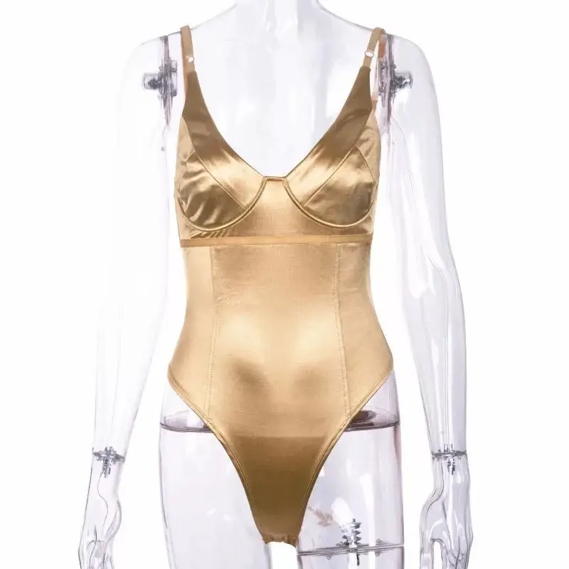 

2019 Golden Singer Bodysuit Nightclub Dj Ds Jumpsuit Pole Dance Clothing Women Stage Clothes For Singers Female Wears DNV10959, As picture