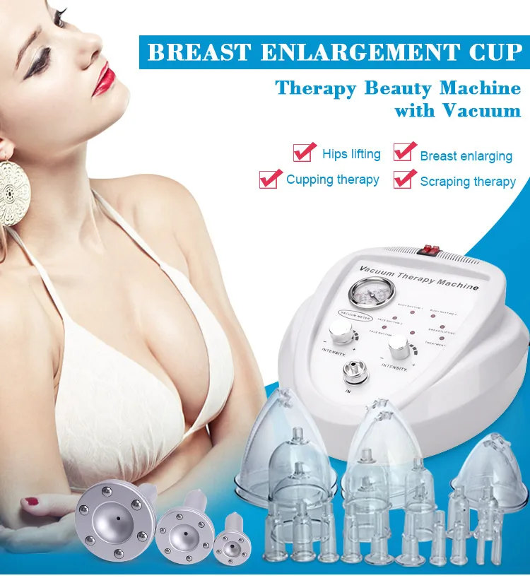 Women nice vacuum breast enlargement machine with breast enlargement pump
