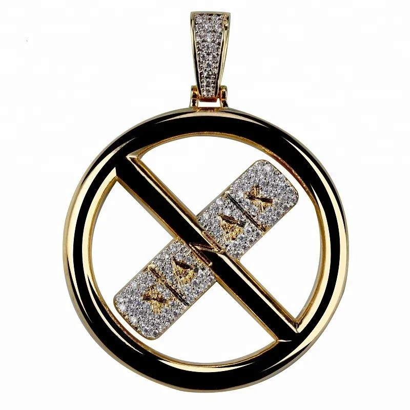 

Men's Cross Pendant Necklace Hip Hop Jewelry men women pendant necklace