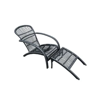 Rattan Outdoor Wicker Garden Recliner Lounge Chair - Buy Rattan Wicker