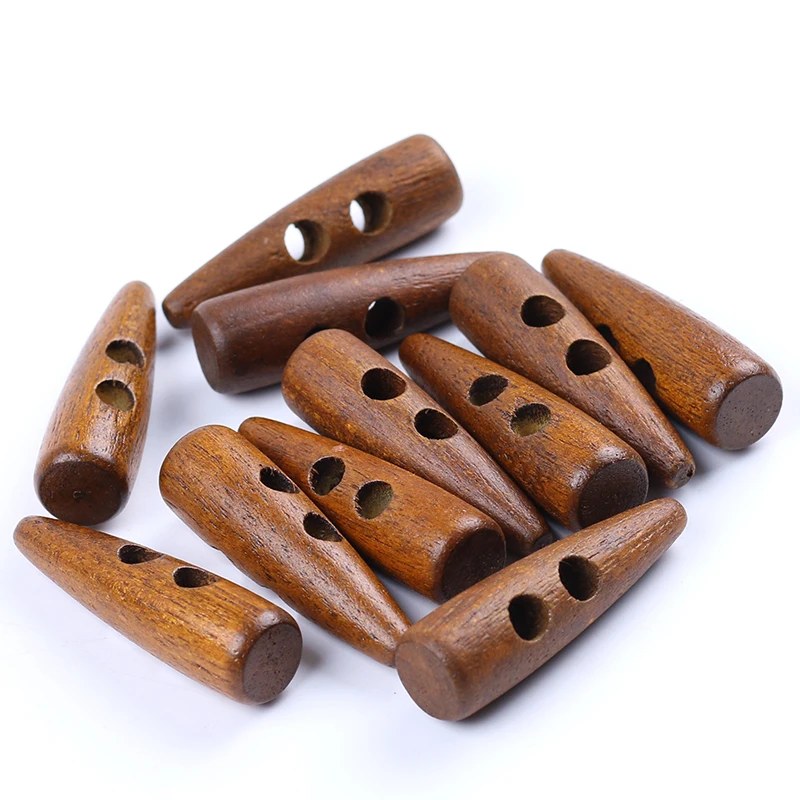 Natural Wood Button,Coat Toggle Buttons,Sew Toggle Button - Buy Sew
