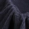 Shaoxing factory grey or solid color fleece blanket cloth fabric winter sherpa fabric