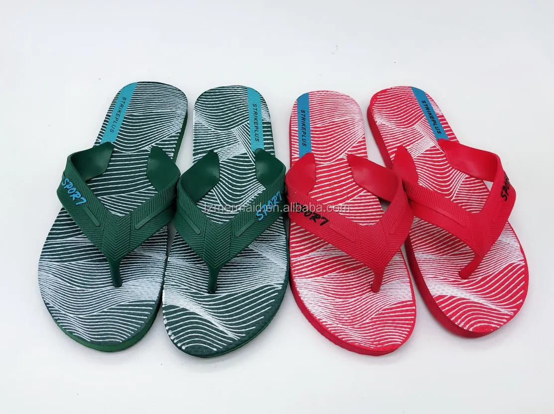 2024 Hot Selling Africa Market Custom and Wholesale Slipper for Man , Summer Flip Flops Slipper Casual Pvc Upper Flip Flops