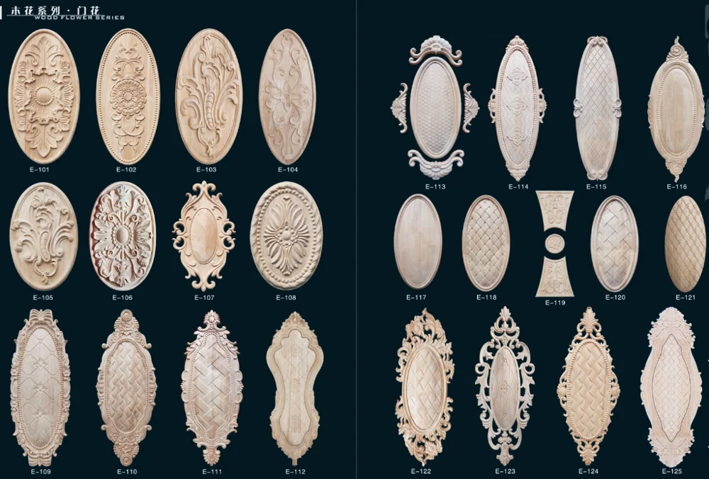 wood decorative furniture onlays