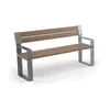 Outdoor Modern design Patio Public Park Wood Garden Bench
