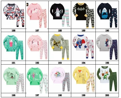 Knitted 100% Cotton Wholesale Kids Pajamas Boys Sleepwear Pajamas.JPG