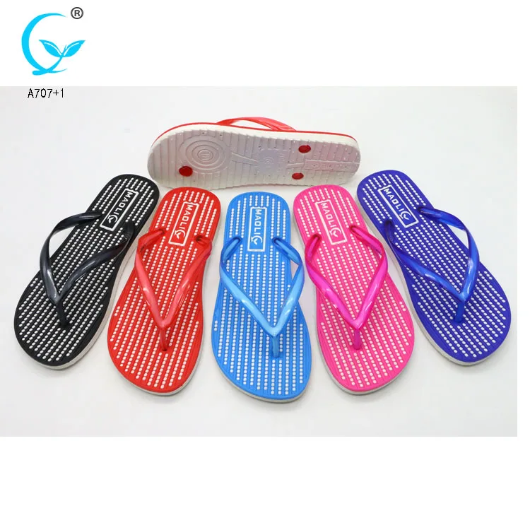 Shoes slippers for women babouche injected pvc durable high quality flip flops