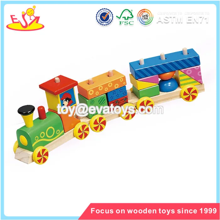 Wholesale Educational Wooden Numbers Train Toy Animals Shape Numbers