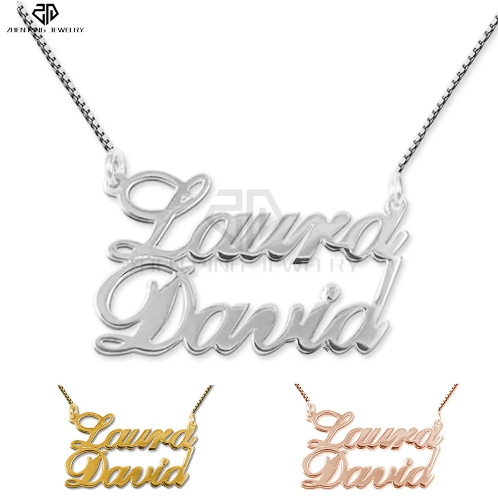 

Personalized Nameplate Pendant Classic Name Necklace Made by 316L Stainless Steel