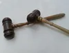 Wooden Handcrafted Wood Gavel Sound Block for Lawyer Judge Auction Sale wood judge hammer