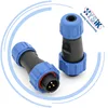 2 3 4 5 6 7 9 pin WEIPU SP13 Series Waterproof Cable Connector IP68 Plastic Circular For LED Screen
