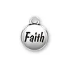cheap positive energy lead free nickel free antique silver plated alphabet letter faith charms for bracelets