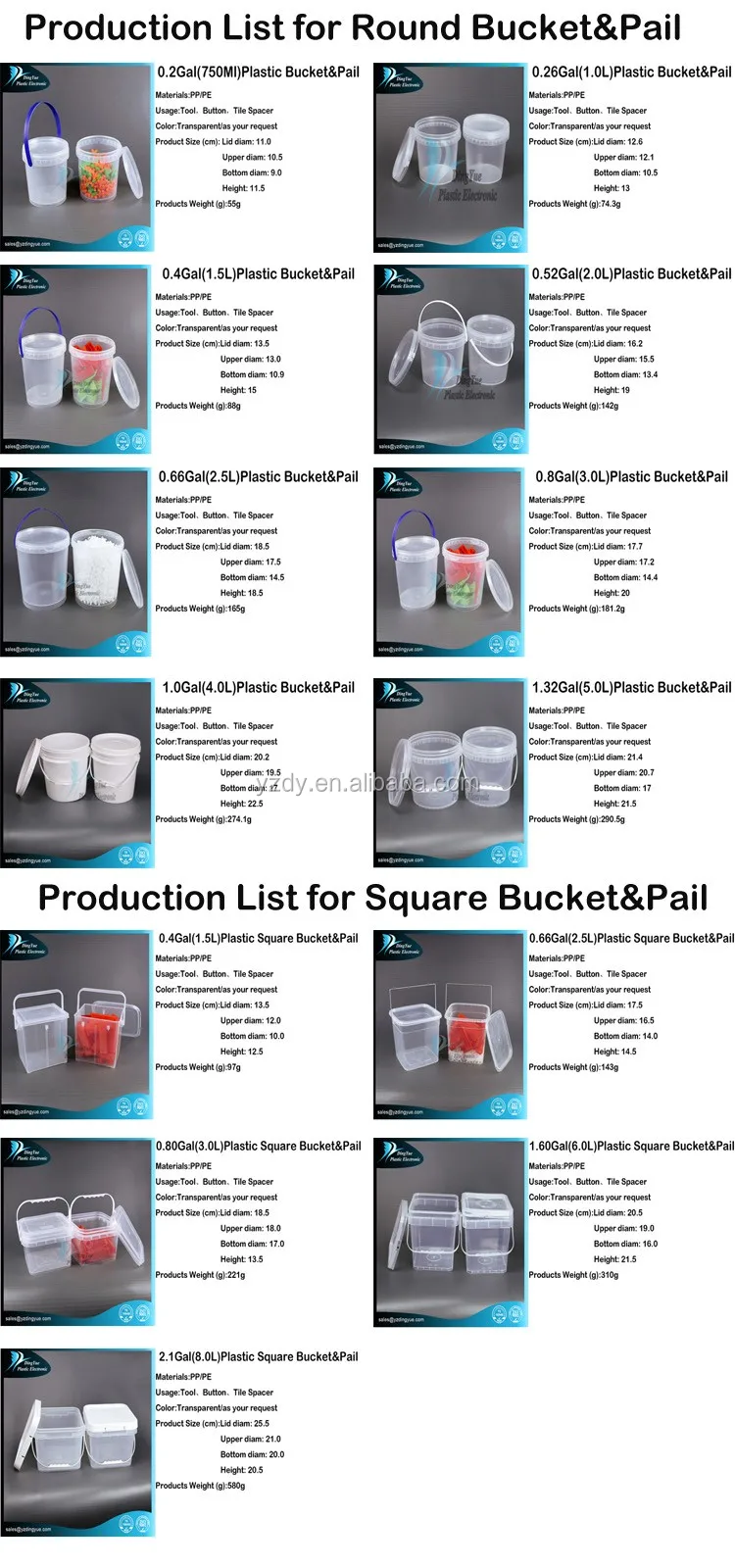 empty 5 gallon buckets for sale