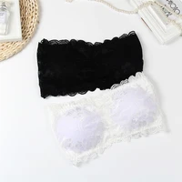 

Sexy lace sweet girl strapless hot design women underwear tube top bra