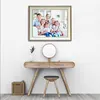 Wedding souvenir wall mounted photo frame simple style plastic frame custom