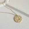 S925 Sterling Silver Horoscope Style Gold Pendant Charm 12 Zodiac Necklace