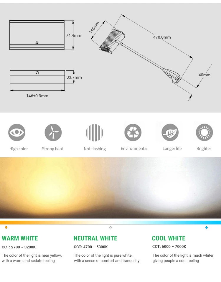 SL-025-42L 1800LM 24W led lighting,  banner stand led arm exhibition light