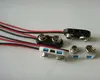 PVC hard top battery snaps with wire leading