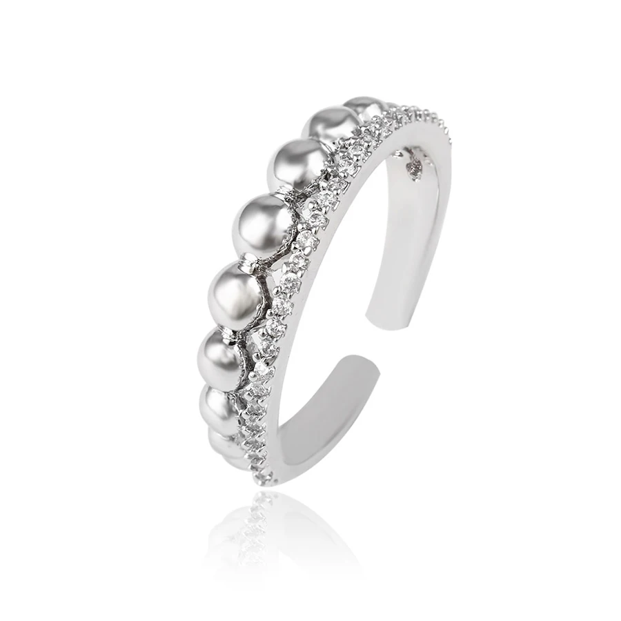 

14022 xuping lots sterling silver color rings,fashion jewelry, Rhodium color