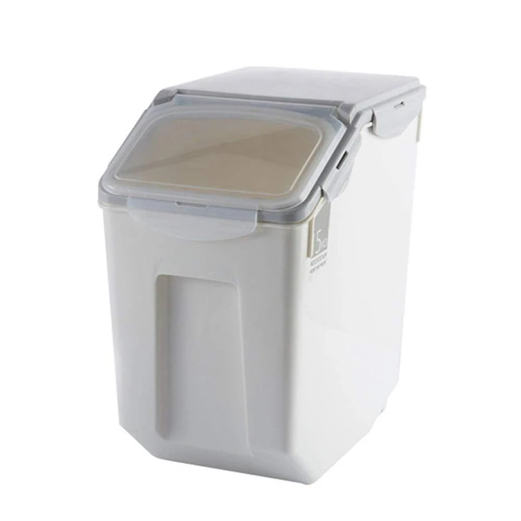 

Sealed dog pet food storage bin box