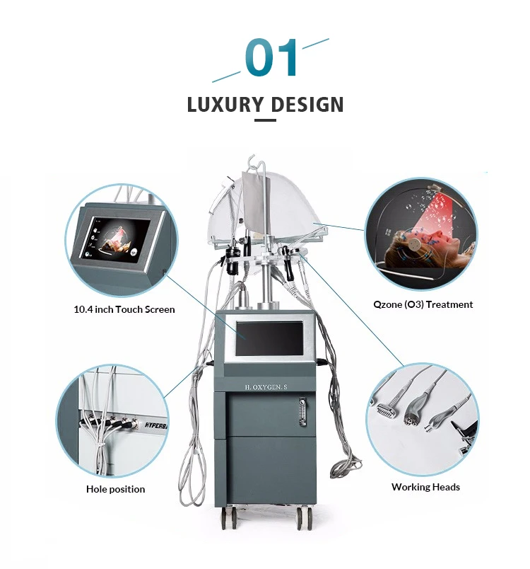 Best selling oxygen jet facial beauty salon machine 2018