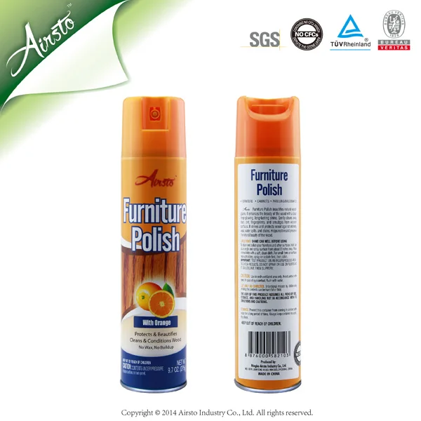 
US Market Experienced FDA Standard Matte Finish Wood Furniture Polish Spray 