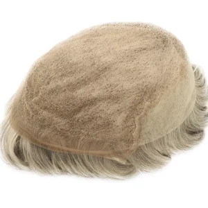 Zhongfa natural looking hair system Bella 64A# top quality ready to ship toupee
