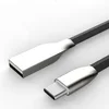 hot selling custom logo 1m type c nylon usb data cable for android usb cable