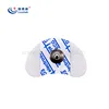 Crescent breathable fabric weight back Disposable ECG electrode