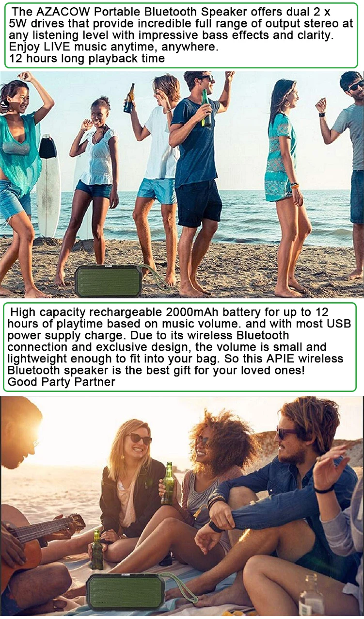 Professional outdoor softy mini sound box party bluetooth speaker - ANKUX.COM
