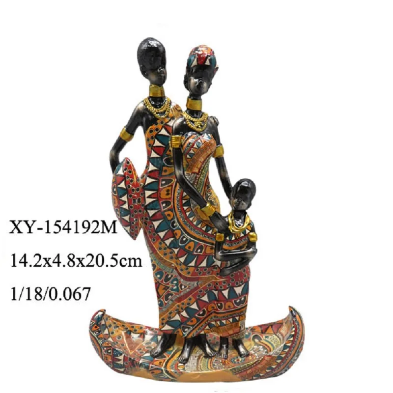수제 공예 수지 아프리카 가족 인형 아프리카 기념품 Buy 아프리카 수지 입상,아프리카 기념품,아프리카 인형 Product