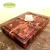 solid wood end grain walnut cutting board 100% wooden chopping board oak / maple /teak