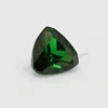 Trillion cut CZ stone dark green synthetic emerald stone price