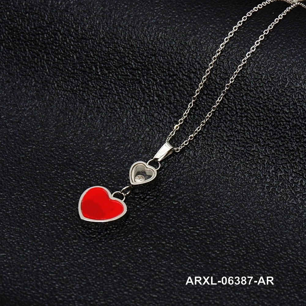 

jewelry fashion necklaces girls accessories best friend heart necklace red