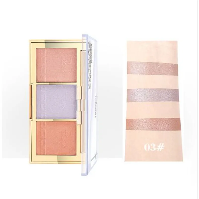 

2018 pudaier bronzer highlighters palette powder shimmer brighten Contour iluminador face