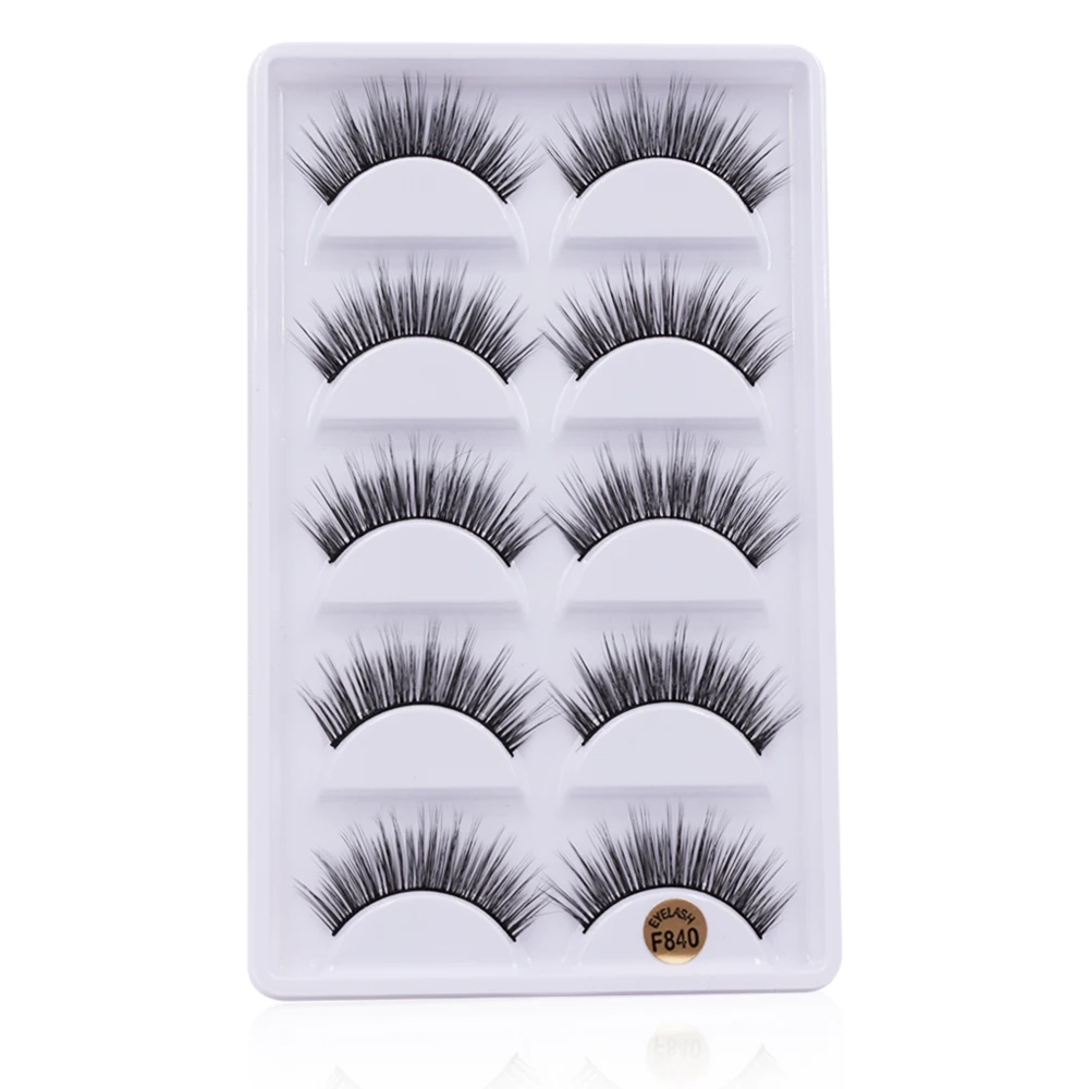 

Wholesale 3D Faux Mink Eyelashes OEM Custom Private Label 3D Silk Lashes 100% Cruelty Free Eyelash Extension