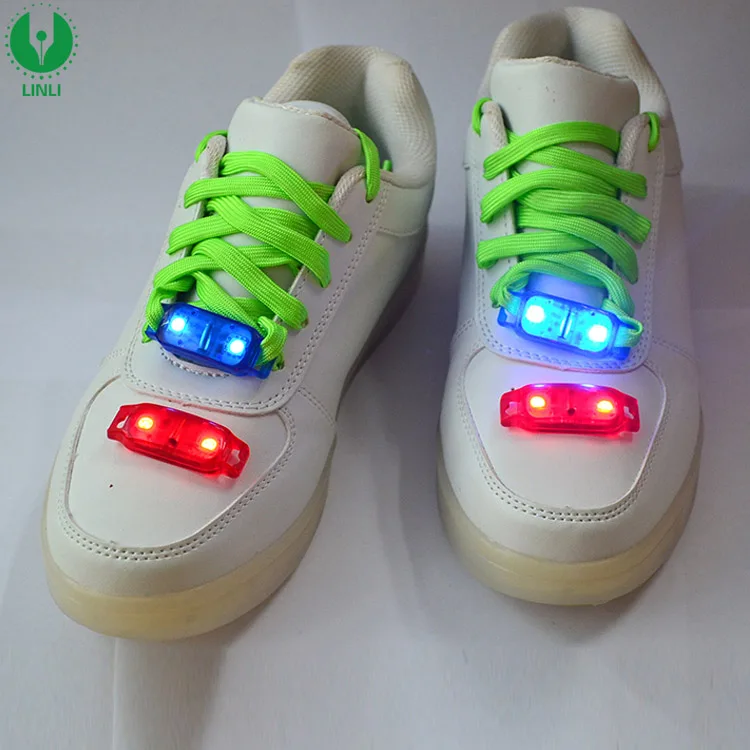 Plastic Vibration Sensor Led Shoe Clip Light,Flashing Shoe Buckle Buy