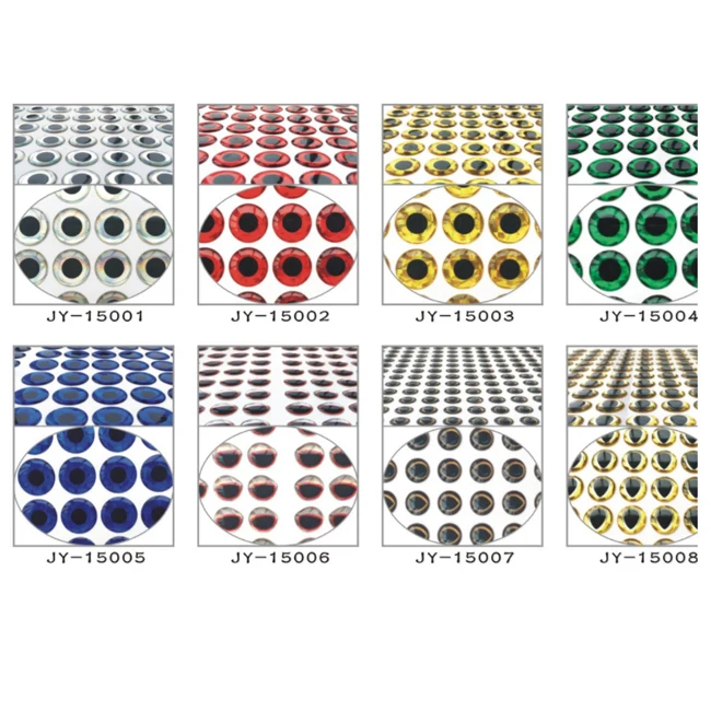Holographic 3d 4d Fish Eyes For Fly Tying Streamers Baitfish Plastic