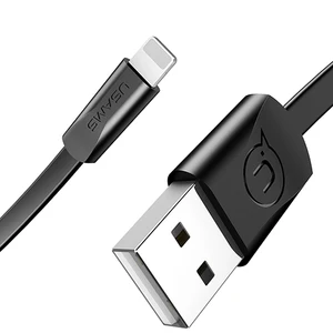 USAMS 1.2M Fast Charging Flat USB to Lightning Cable