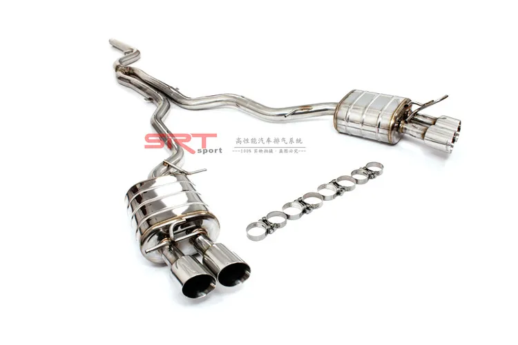 Catback With Quad Double Tip Exhaust For Bmw Z4 E89 Steel Pipes Sus304