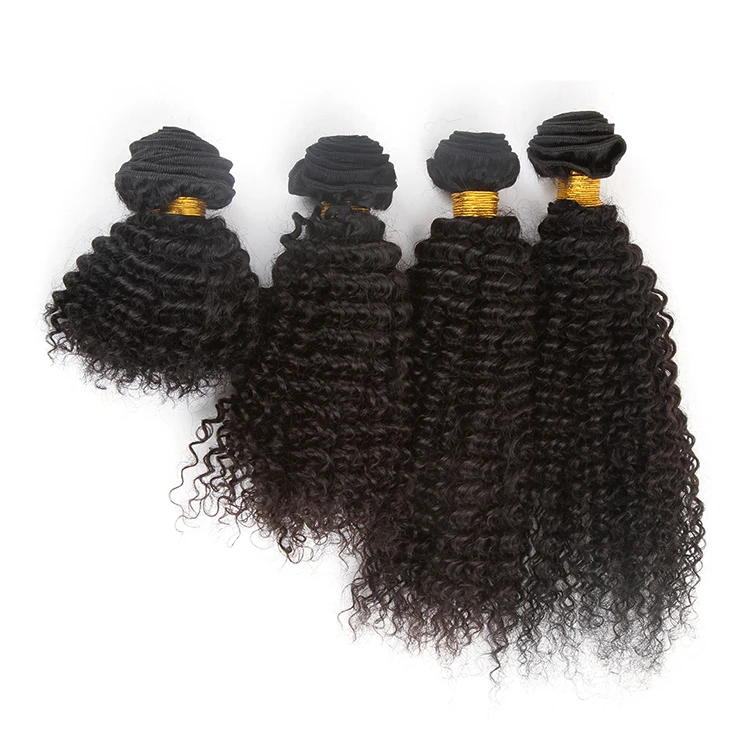 

Grade 10A Factory Unprocessed Kinky Curly Raw Virgin Remy Hair Bundles Cuticle Aligned Hair